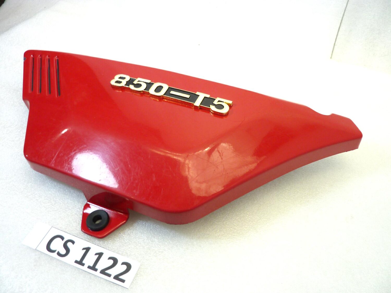 Fiancatina sinistra Guzzi 850 T5 rossa fianchetto carena - immagine 4