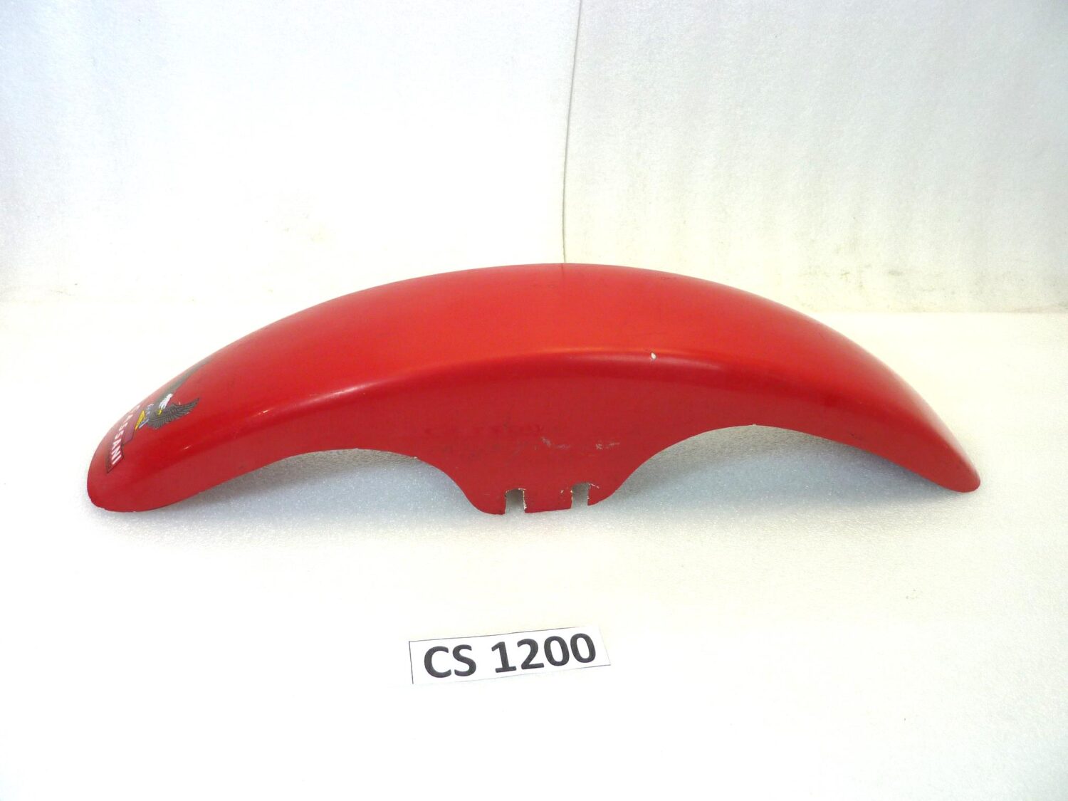 Parafango anteriore V35 V50 V65 vetroresina lunghezza 51 cm - larghezza 9 cm - altezza 11,5 cm - interasse fori 3,5 cm - immagine 5