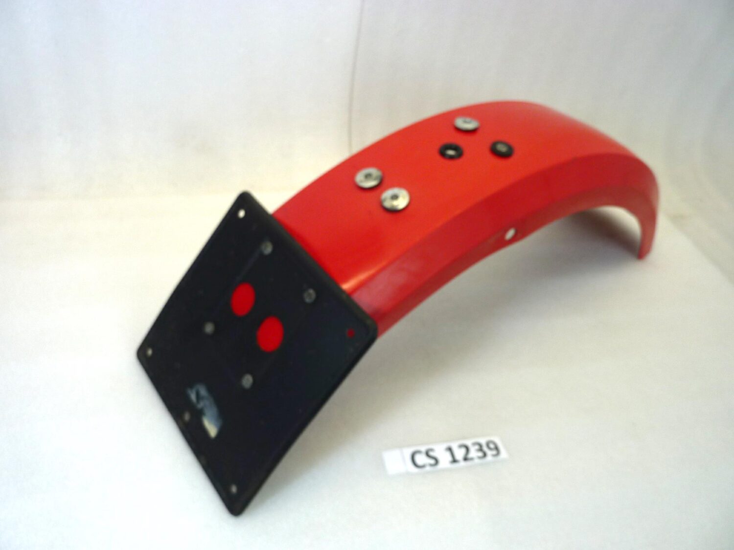 Parafango posteriore V35 V50 I II III serie rosso con portatarga - immagine 6