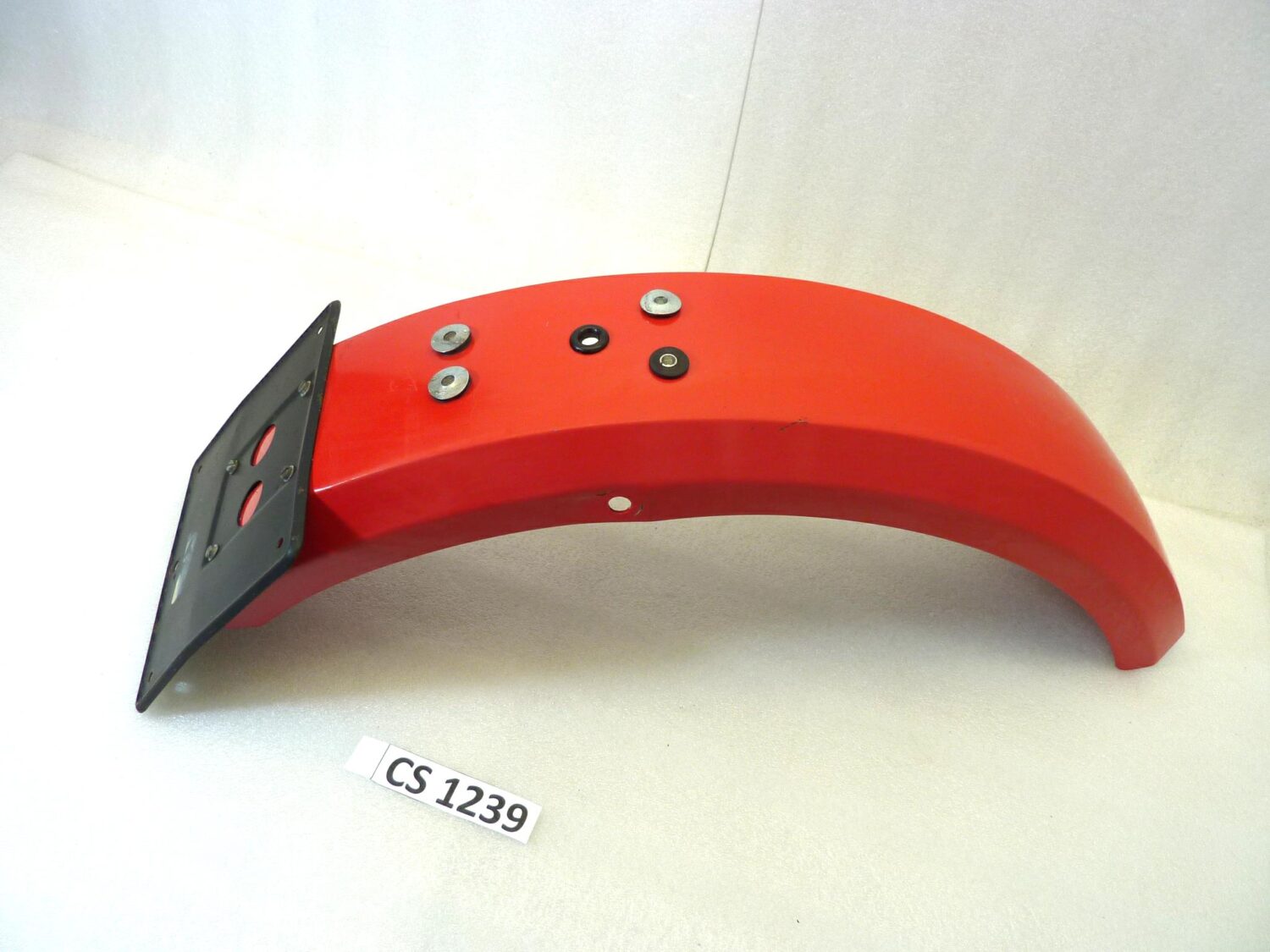 Parafango posteriore V35 V50 I II III serie rosso con portatarga - immagine 7