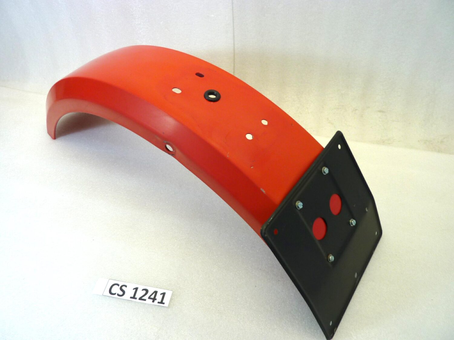 Parafango posteriore V35 V50 I II III serie con portatarga rosso - immagine 4