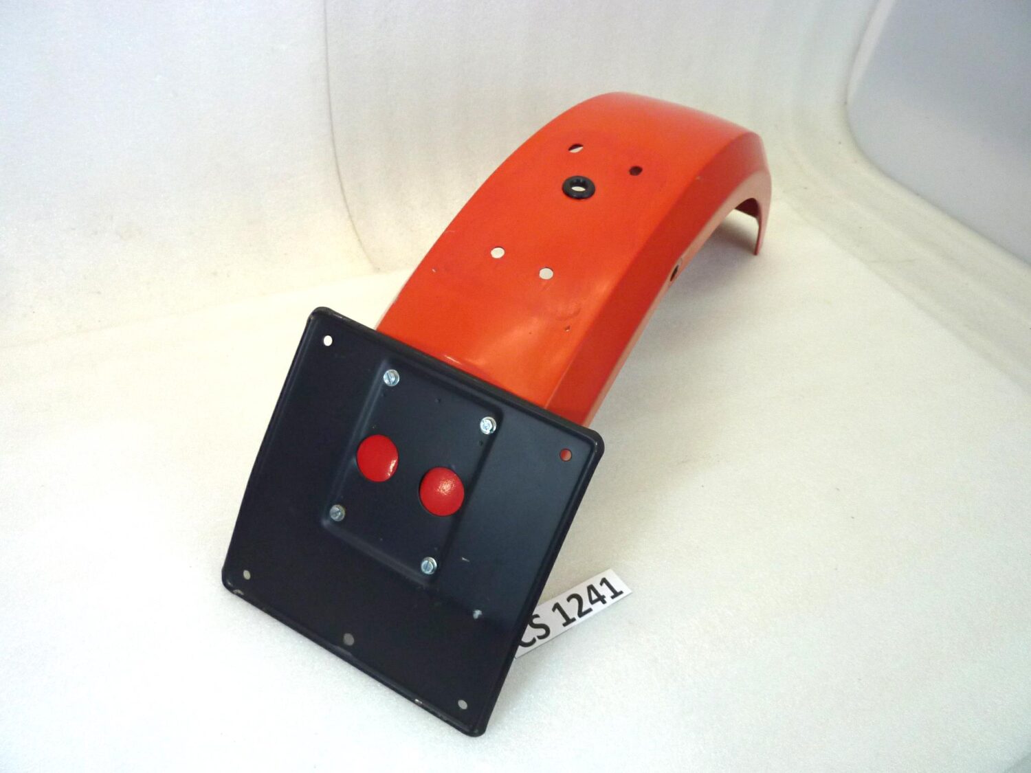 Parafango posteriore V35 V50 I II III serie con portatarga rosso - immagine 5