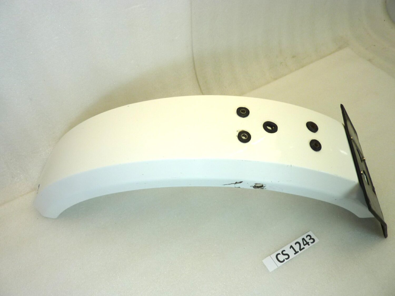 Parafango posteriore V35 V50 I II III serie bianco con portatarga - immagine 3