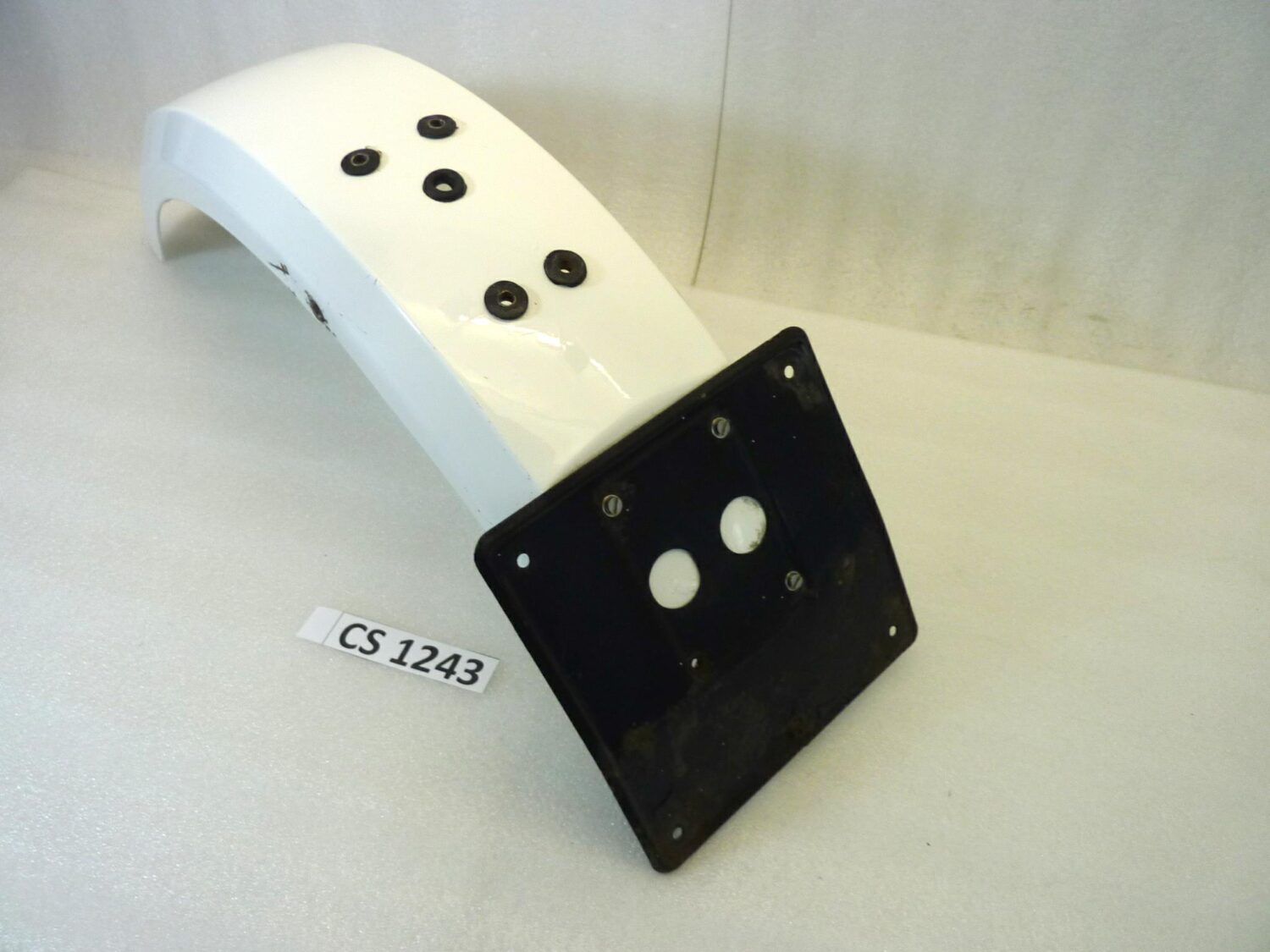 Parafango posteriore V35 V50 I II III serie bianco con portatarga - immagine 4