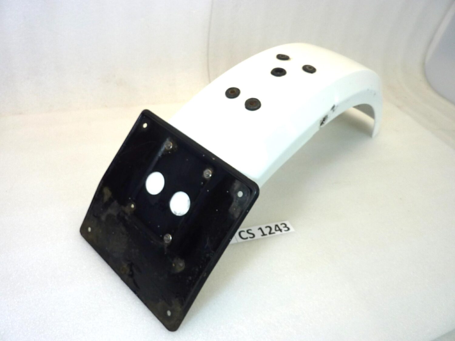 Parafango posteriore V35 V50 I II III serie bianco con portatarga - immagine 5