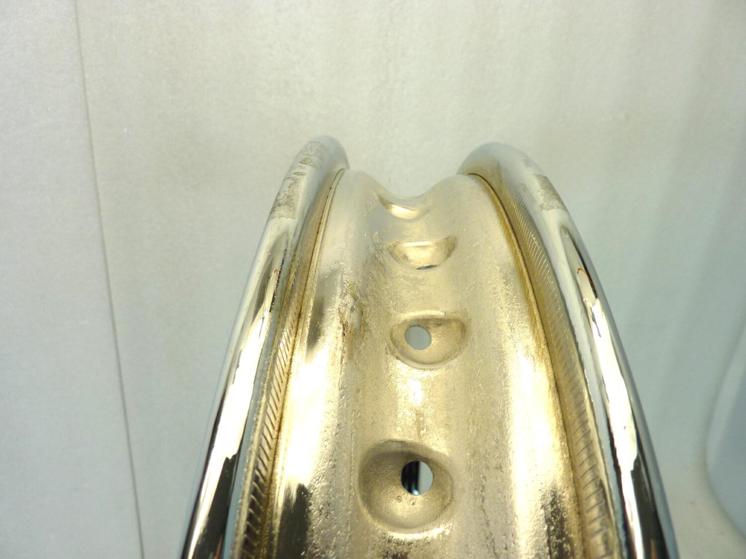 Cerchio Radaelli Guzzi Nuovo Falcone 18 x 2,15 canale interno 55 36 fori mm esterno 76,30 mm ruota 0408 Nuovo fondo di magazzino leggi descrizione - immagine 5