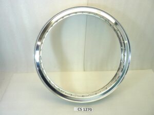 Cerchio Alluminio bordo H 19 x 1,85 moto epoca vari modelli canale esterno 67,3 mm interno 48,4 mm 40 fori ruota Nuovo fondo di magazzino leggi descrizione