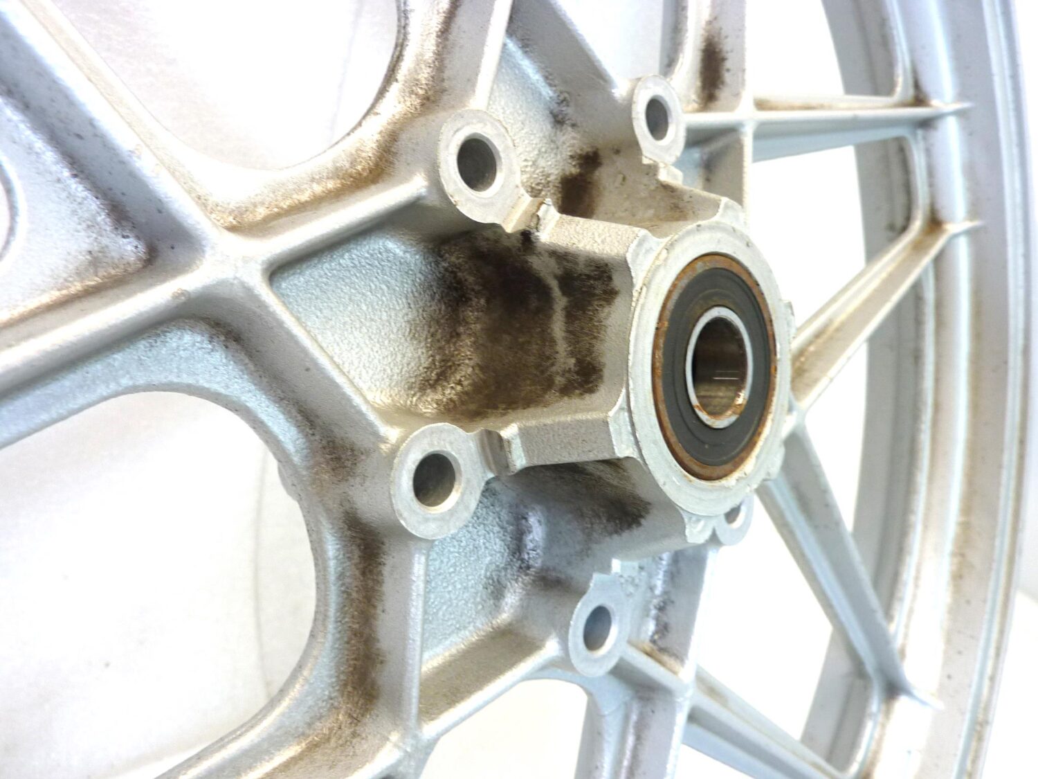 Cerchio anteriore Moto Guzzi V35 V50 2 1,85 x 18 vedi foto mozzo ruota - immagine 5