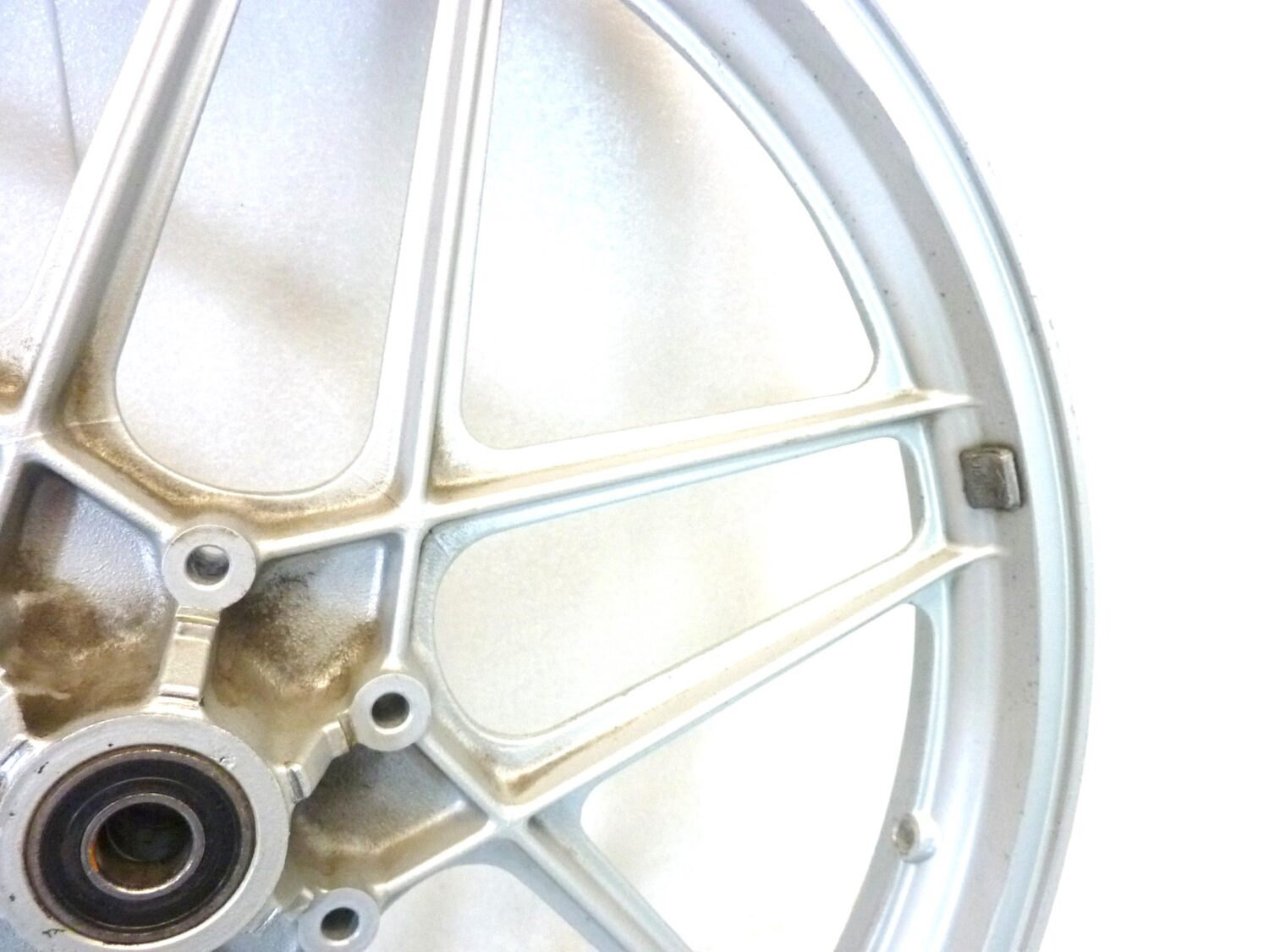 Cerchio anteriore Moto Guzzi V35 V50 2 1,85 x 18 vedi foto mozzo ruota - immagine 11