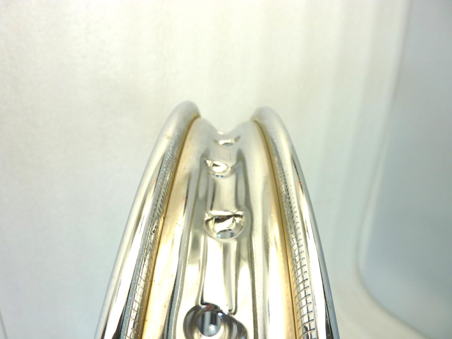 Cerchio moto epoca Radaelli 0707 19 x 1,50 canale esterno 56 mm interno 38 mm 40 fori ruota Nuovo fondo di magazzino leggi descrizione - immagine 5