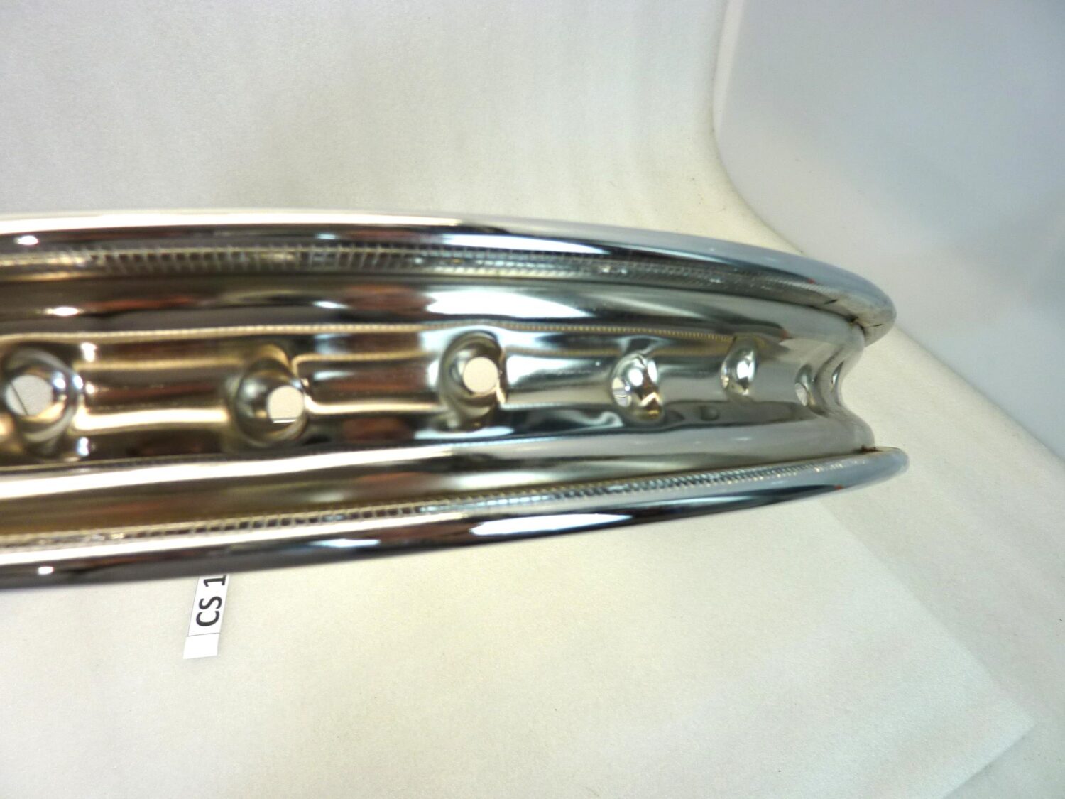 Cerchio moto epoca Radaelli 0707 19 x 1,50 canale esterno 56 mm interno 38 mm 40 fori ruota Nuovo fondo di magazzino leggi descrizione - immagine 8