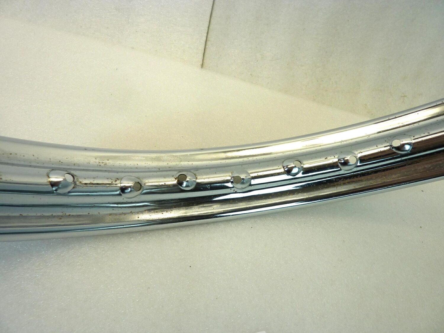 Cerchio moto epoca 16 x 1,50 32 fori Pietro Beretta canale esterno 55 mm interno 38,5 mm ruota Nuovo fondo di magazzino leggi descrizione - immagine 4