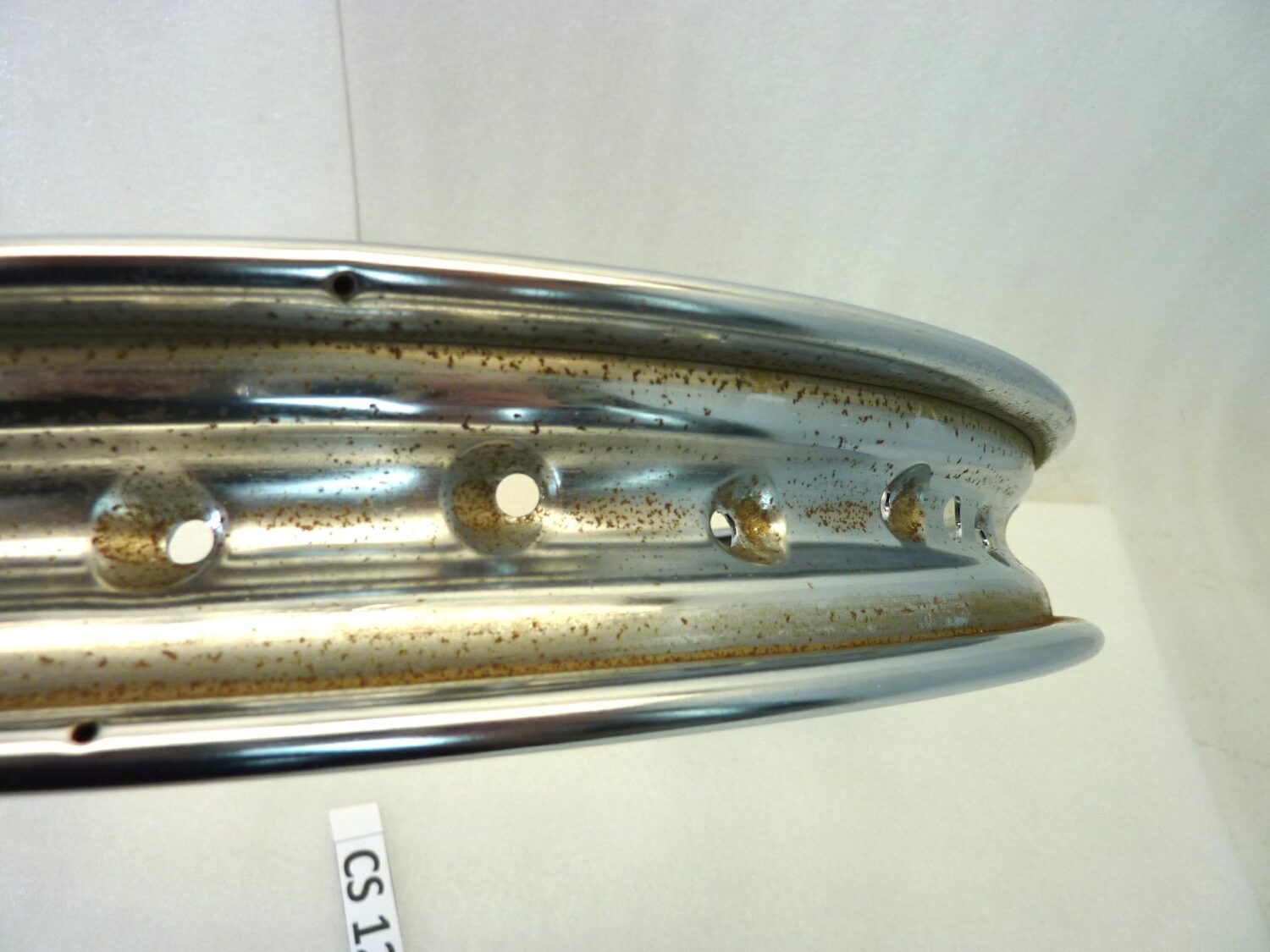 Cerchio moto epoca 16 x 1,50 32 fori Pietro Beretta canale esterno 55 mm interno 38,5 mm ruota Nuovo fondo di magazzino leggi descrizione - immagine 5