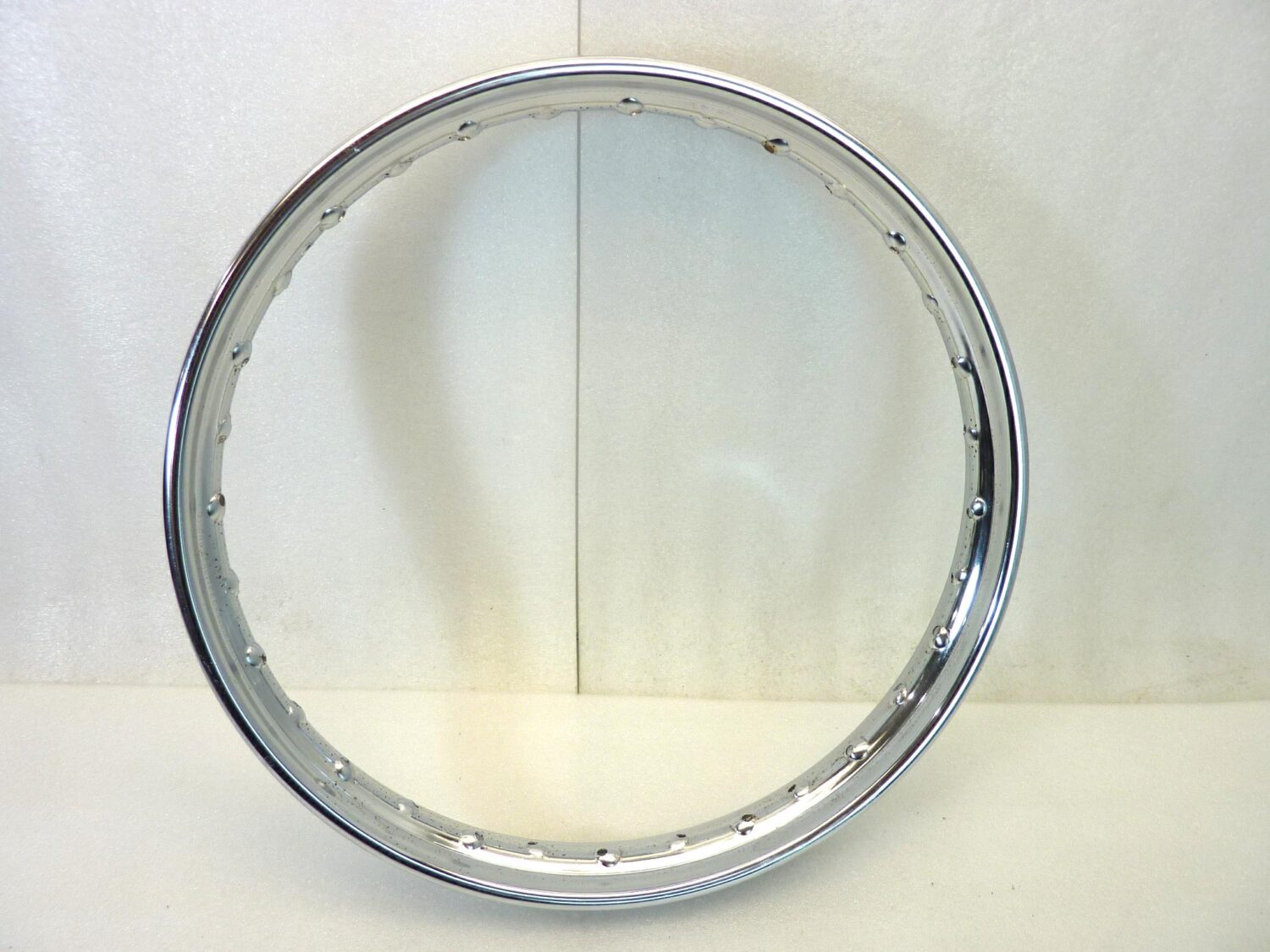 Cerchio moto epoca 16 x 1,50 32 fori Pietro Beretta canale esterno 55 mm interno 38,5 mm ruota Nuovo fondo di magazzino leggi descrizione - immagine 6