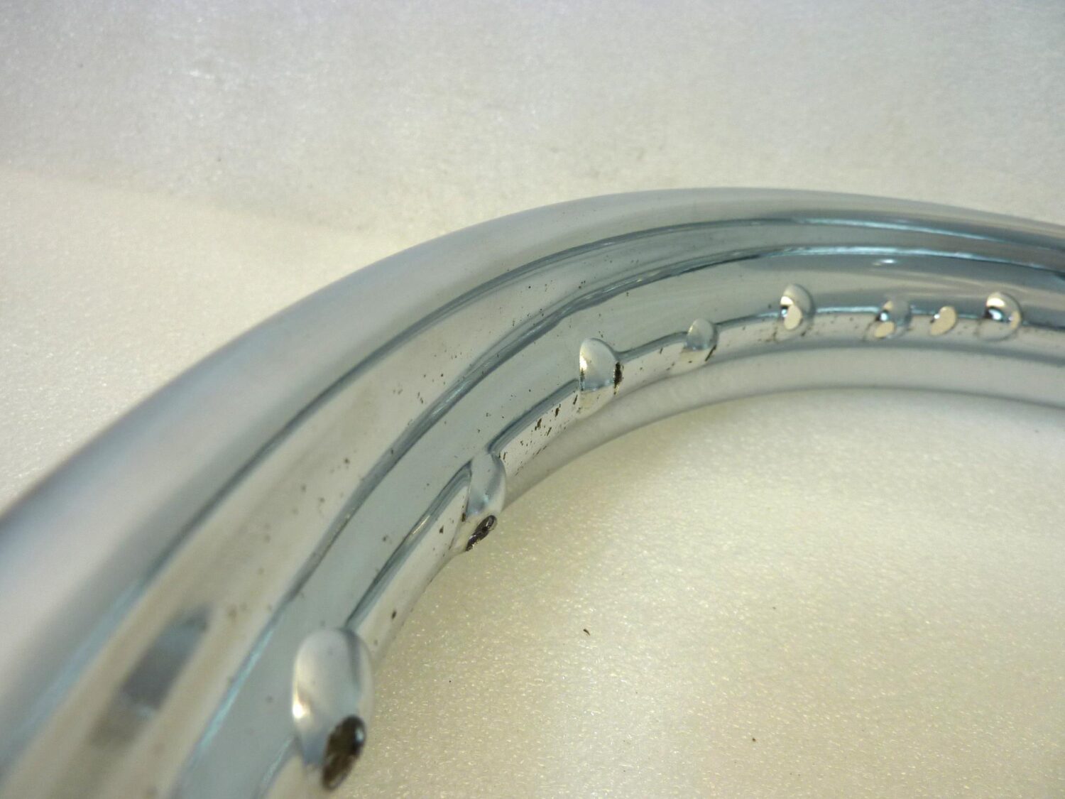 Cerchio moto epoca 16 x 1,50 32 fori Pietro Beretta canale esterno 55 mm interno 38,5 mm ruota Nuovo fondo di magazzino leggi descrizione - immagine 8