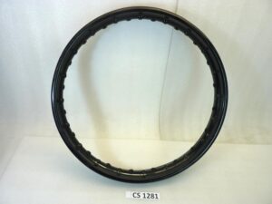 Cerchio moto epoca 19 40 fori diam esterno 510 mm canale interno 47,7 esterno 68,5 mm nero ruota