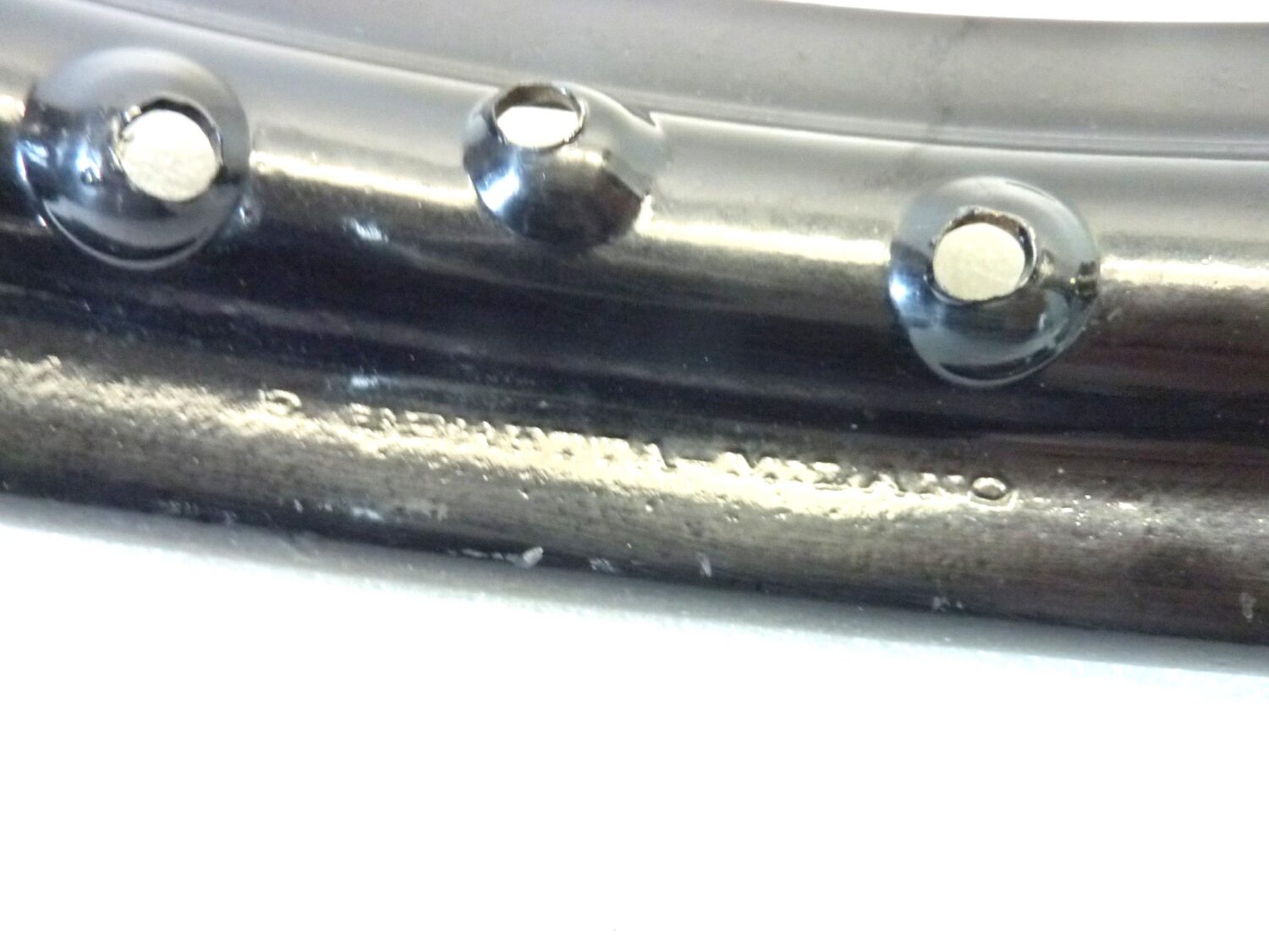 Cerchio moto epoca 19 40 fori diam esterno 510 mm canale interno 47,7 esterno 68,5 mm nero ruota - immagine 11