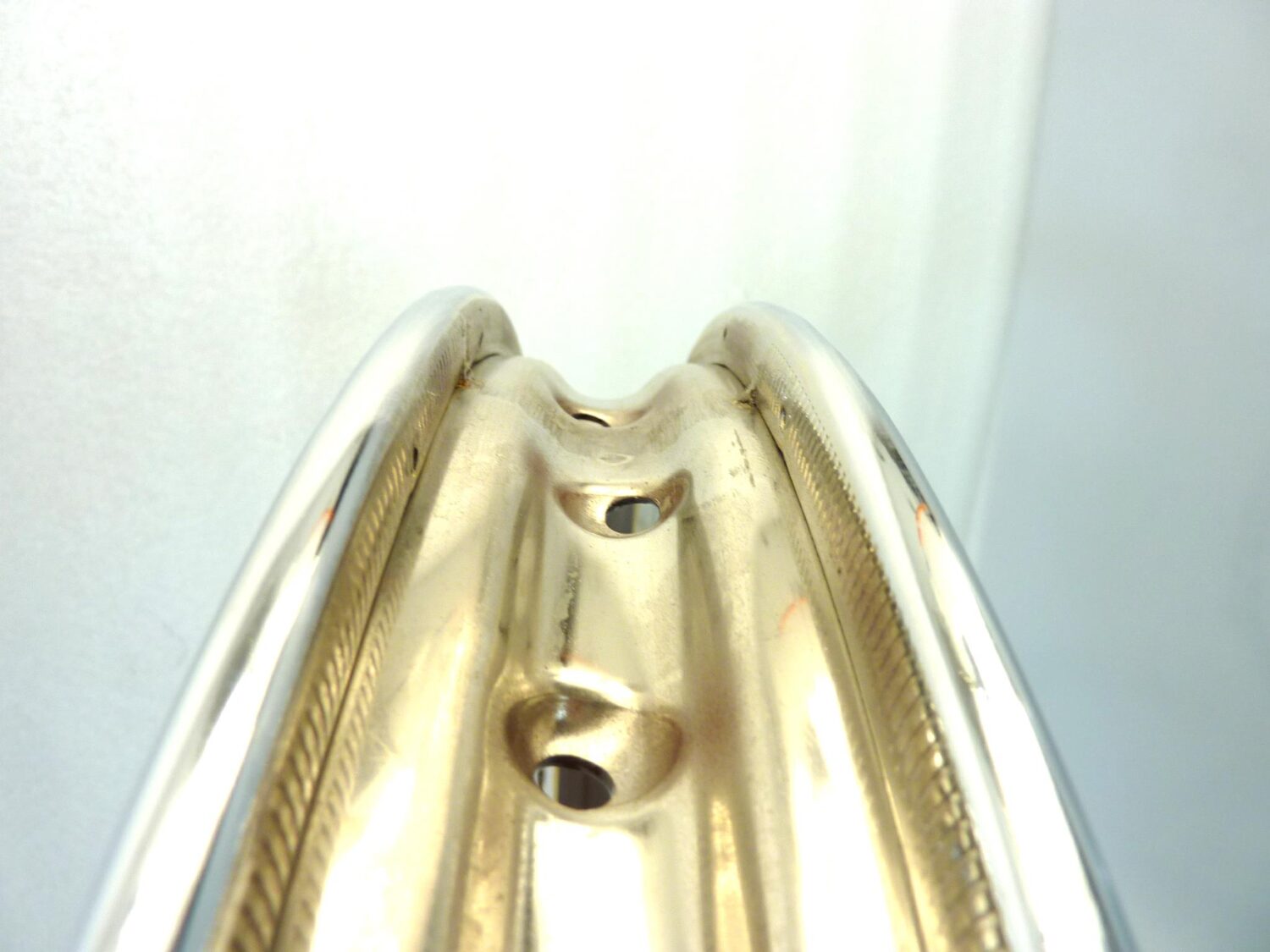 Cerchio moto epoca 19 x 1,6 36 fori marrone profili oro canale esterno 59,7 mm interno 41,6 mm ruota - immagine 7