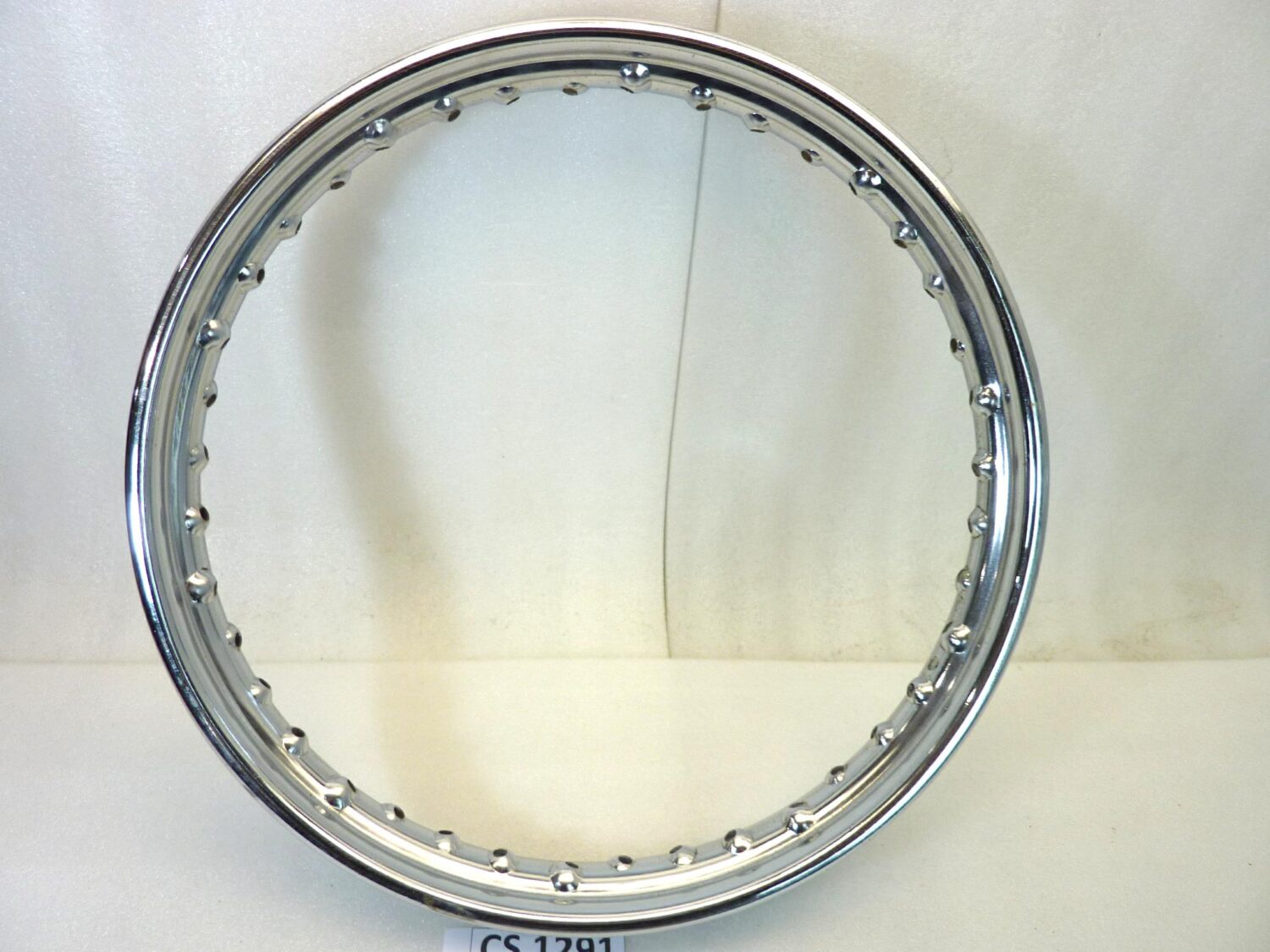 Cerchio moto epoca 18 x 1,85 Sanremo Trial WM2 40 fori canale esterno 67,7 mm interno 47,2 mm ruota Nuovo fondo di magazzino leggi descrizione - immagine 8