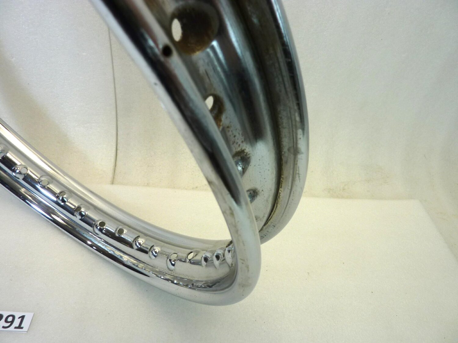 Cerchio moto epoca 18 x 1,85 Sanremo Trial WM2 40 fori canale esterno 67,7 mm interno 47,2 mm ruota Nuovo fondo di magazzino leggi descrizione - immagine 9