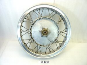 Cerchio anteriore Guzzi V7 850 GT ruota Borrani 18 x 3 RECORD bordo H alluminio canale esterno 74,2 mm interno 54,7 mm