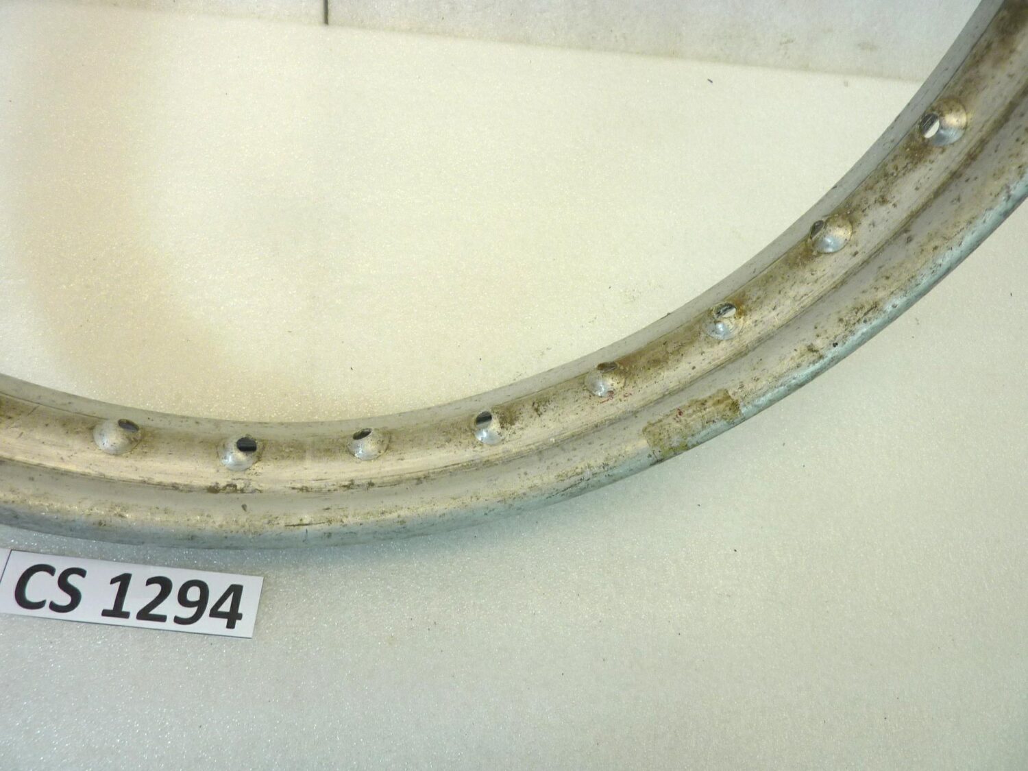 Cerchio Guzzi Lodola 18 32 fori alluminio canale esterno 61,4 mm interno 40,6 mm ruota - immagine 7