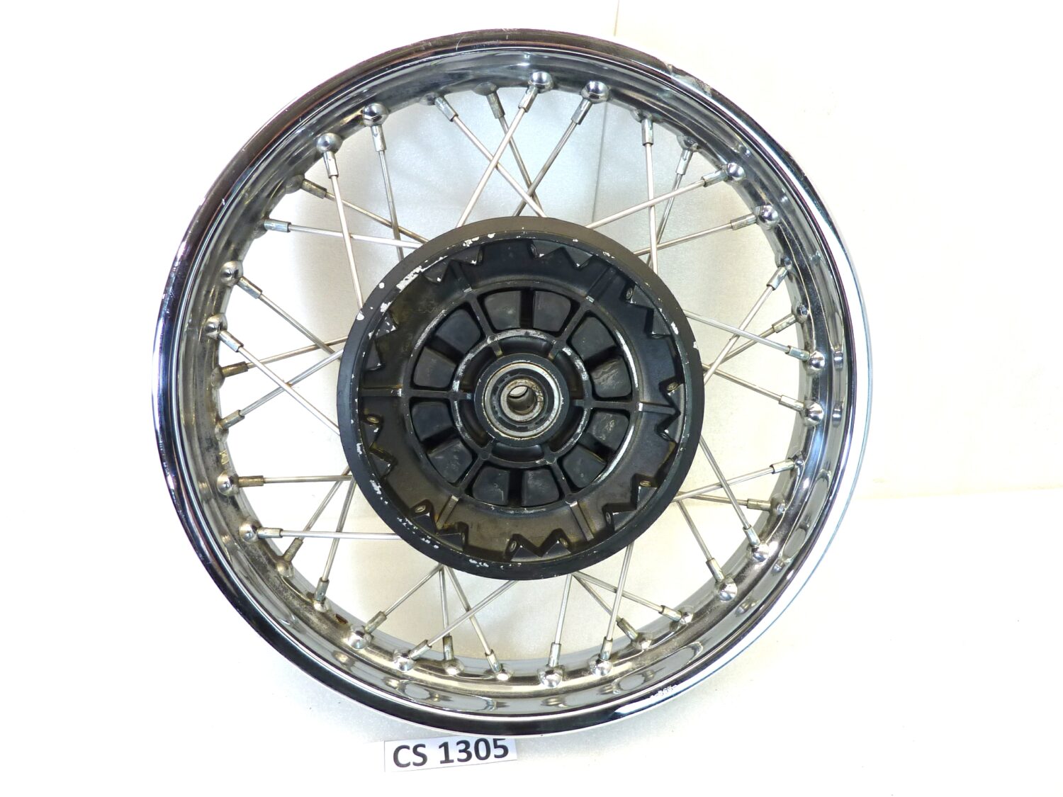 Cerchio posteriore Guzzi Nevada 750 1992 - 2002 mozzo nero Radaelli 16 x 2,5 ruota - immagine 9