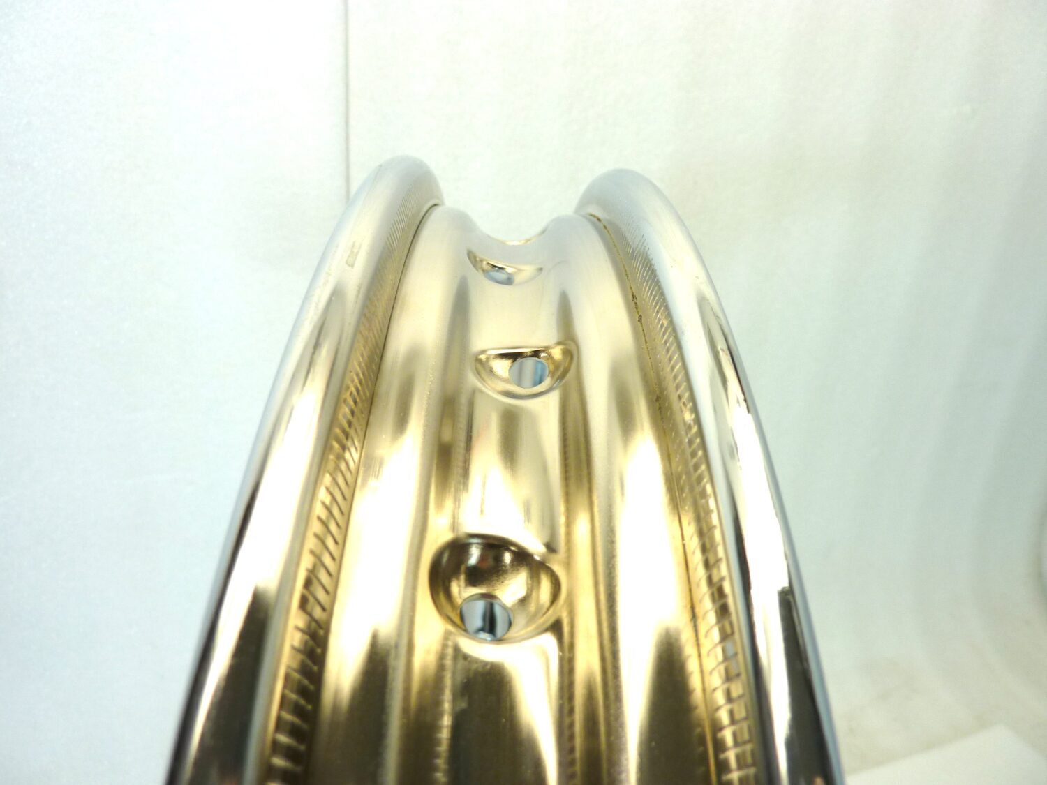 Cerchio moto epoca 17 x 1,60 32 fori canale esterno 58,6 mm interno 40,3 mm tipo Guzzi Galletto ruota Nuovo fondo di magazzino leggi descrizione - immagine 7