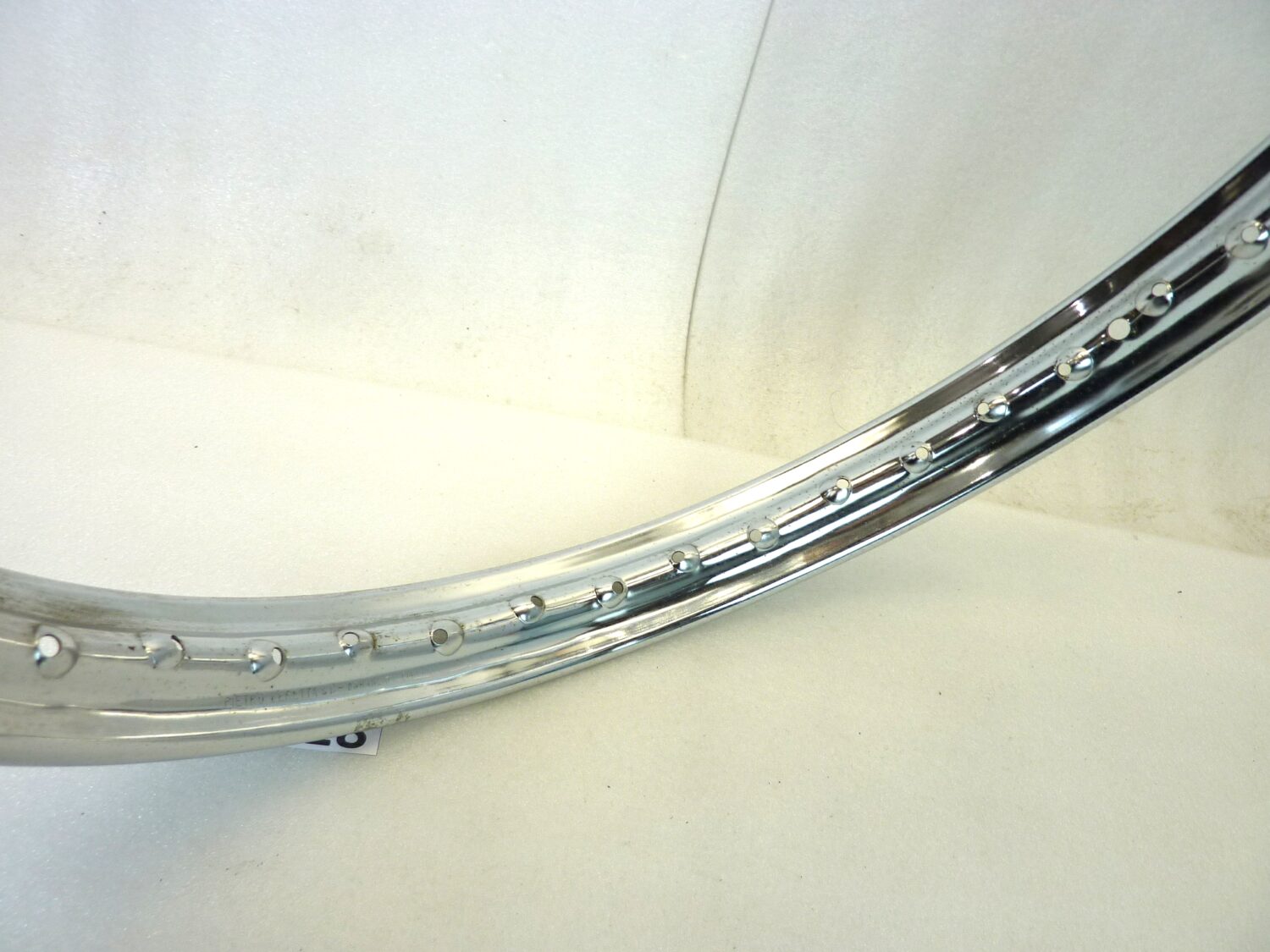 Cerchio moto epoca Beretta 18 36 fori diam 480 mm canale esterno 54,3 mm interno 39 mm ruota Nuovo fondo di magazzino leggi descrizione - immagine 4
