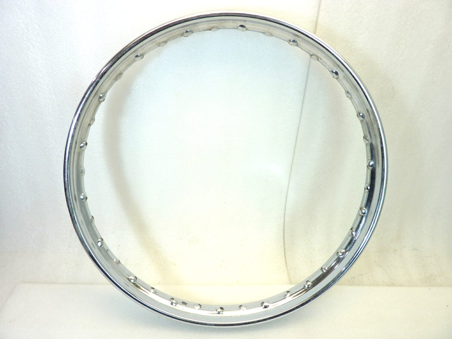Cerchio moto epoca Beretta 18 36 fori diam 480 mm canale esterno 54,3 mm interno 39 mm ruota Nuovo fondo di magazzino leggi descrizione - immagine 6