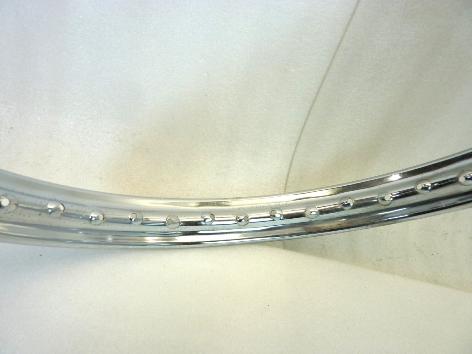 Cerchio moto epoca Beretta 18 36 fori diam 480 mm canale esterno 54,3 mm interno 39 mm ruota Nuovo fondo di magazzino leggi descrizione - immagine 9