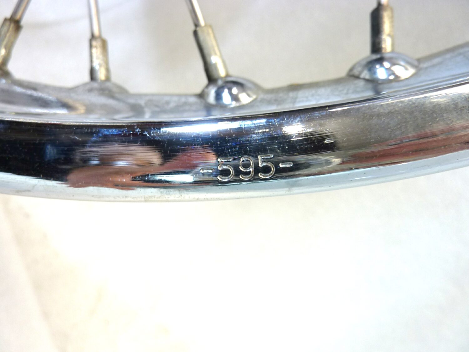 Cerchio anteriore Guzzi Nevada 350 prima serie Radaelli 18 x 2,15 ruota - immagine 13