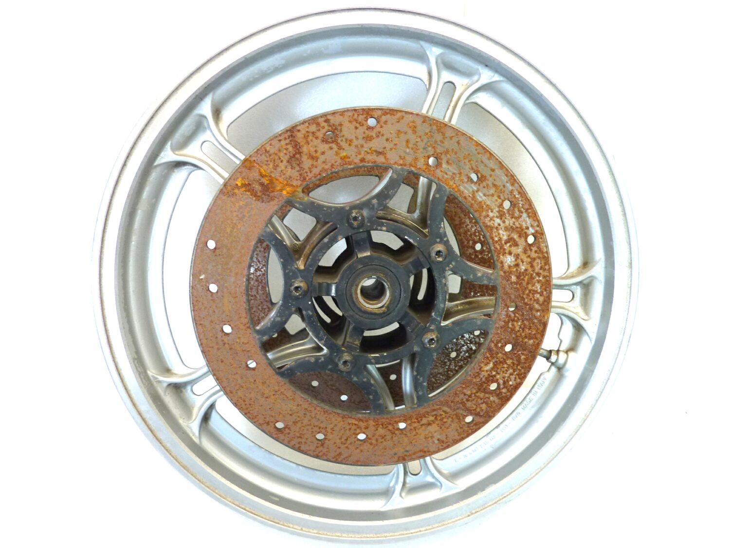 Cerchio anteriore Guzzi Imola Lario 16 x 2,15 ruota con dischi spessore 6,1 mm - immagine 8