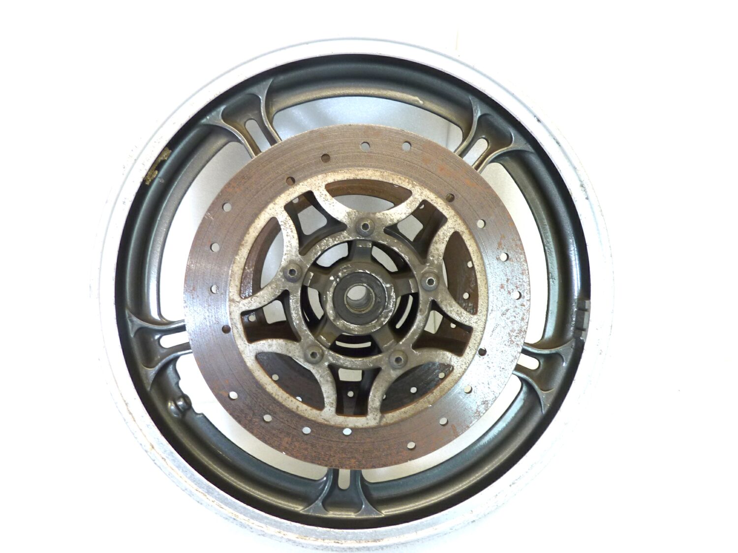 Cerchio anteriore Guzzi Imola Lario 16 x 2,15 ruota con dischi spessore 5,2 mm - immagine 10
