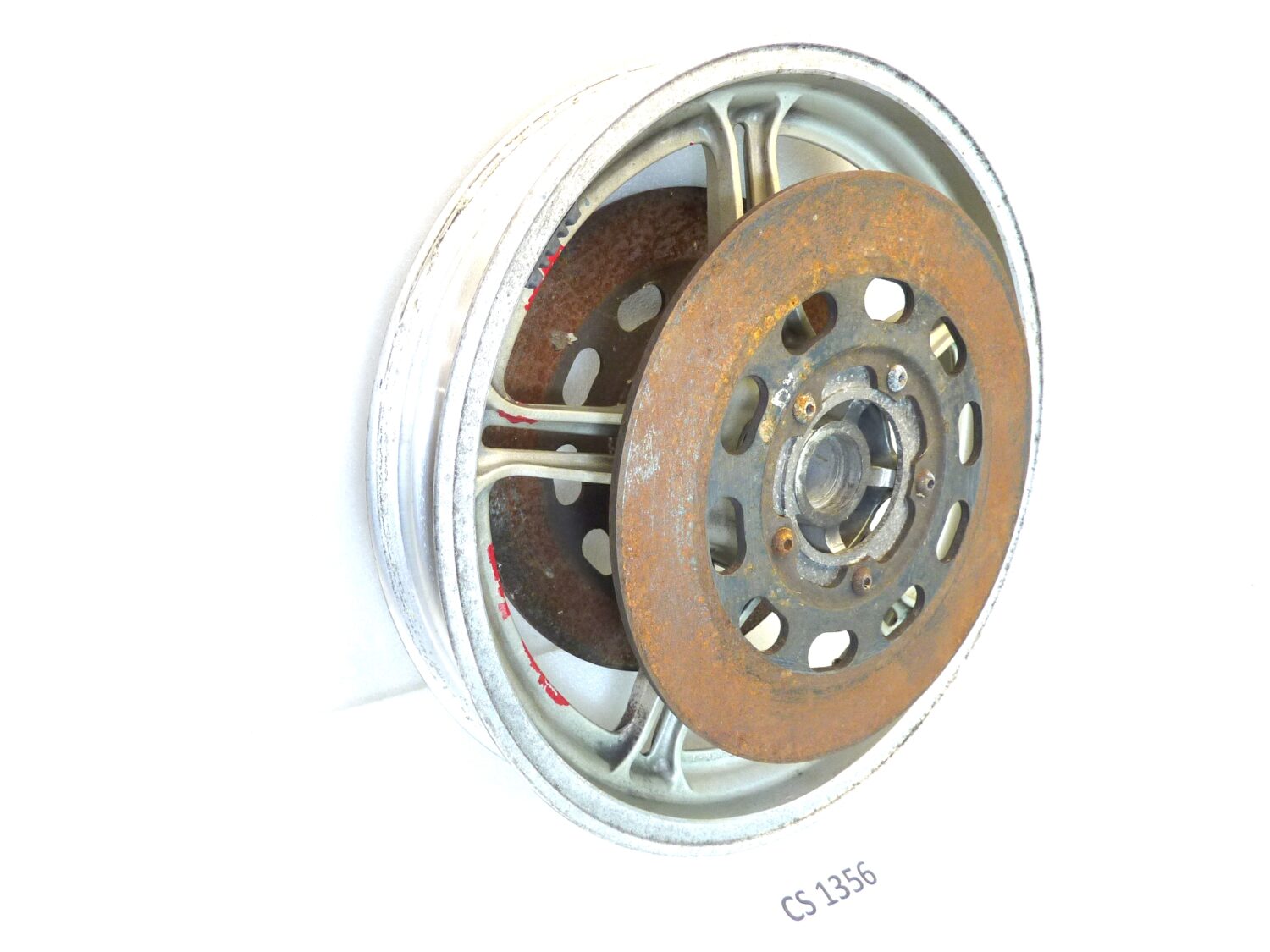 Cerchio anteriore Guzzi 850 T5 18 x 2,50 con dischi spessore 5,7 mm ruota - immagine 2
