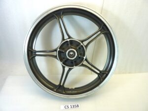 Cerchio posteriore Guzzi 350 V35 Carabinieri (350 ccm, 1992 - 2001)  650 V65 Polizia (644 ccm, 1981 - )  750 SP (750 ccm, 1989 - 1996)  750 Strada (748 ccm, 1995 - 1995)  V50 Polizia (500 ccm, 1977 - 1979) cod 20630620 18 x 2,75