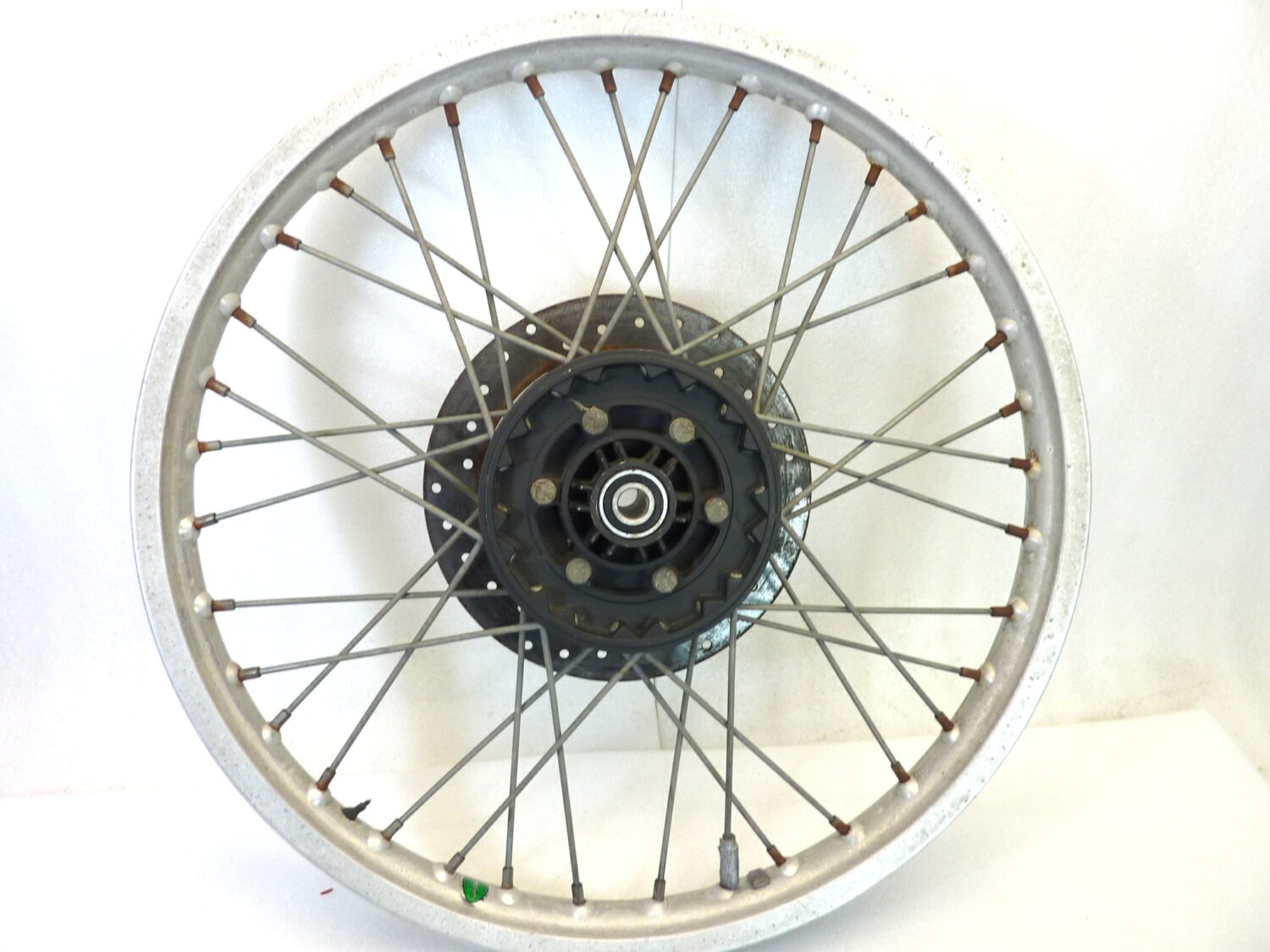 Cerchio anteriore Guzzi TT V35 V65 350 650 TT Akront 21 x 1,6 36 TC 664 ruota con disco spesso 5 mm - immagine 10