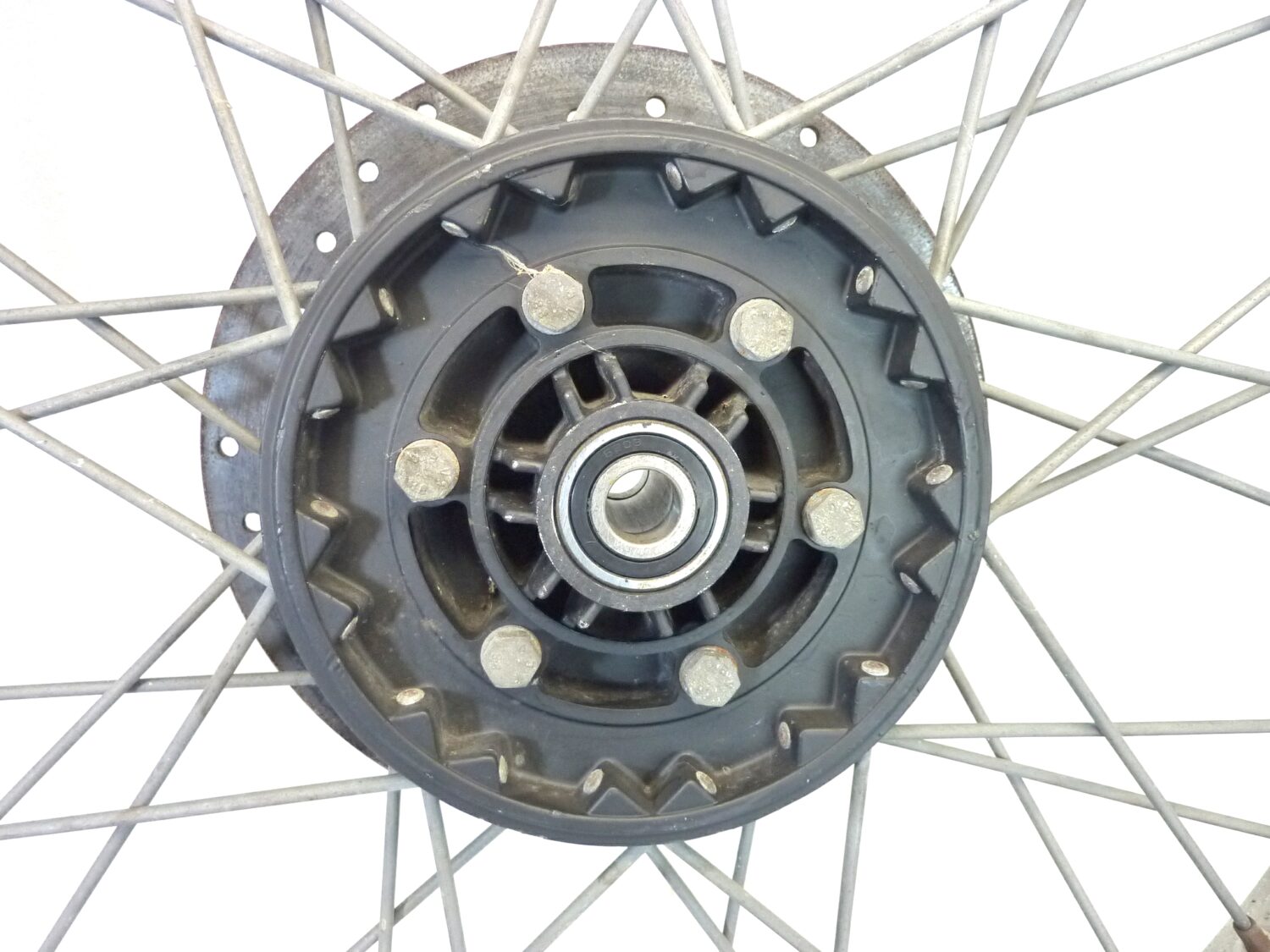 Cerchio anteriore Guzzi TT V35 V65 350 650 TT Akront 21 x 1,6 36 TC 664 ruota con disco spesso 5 mm - immagine 11