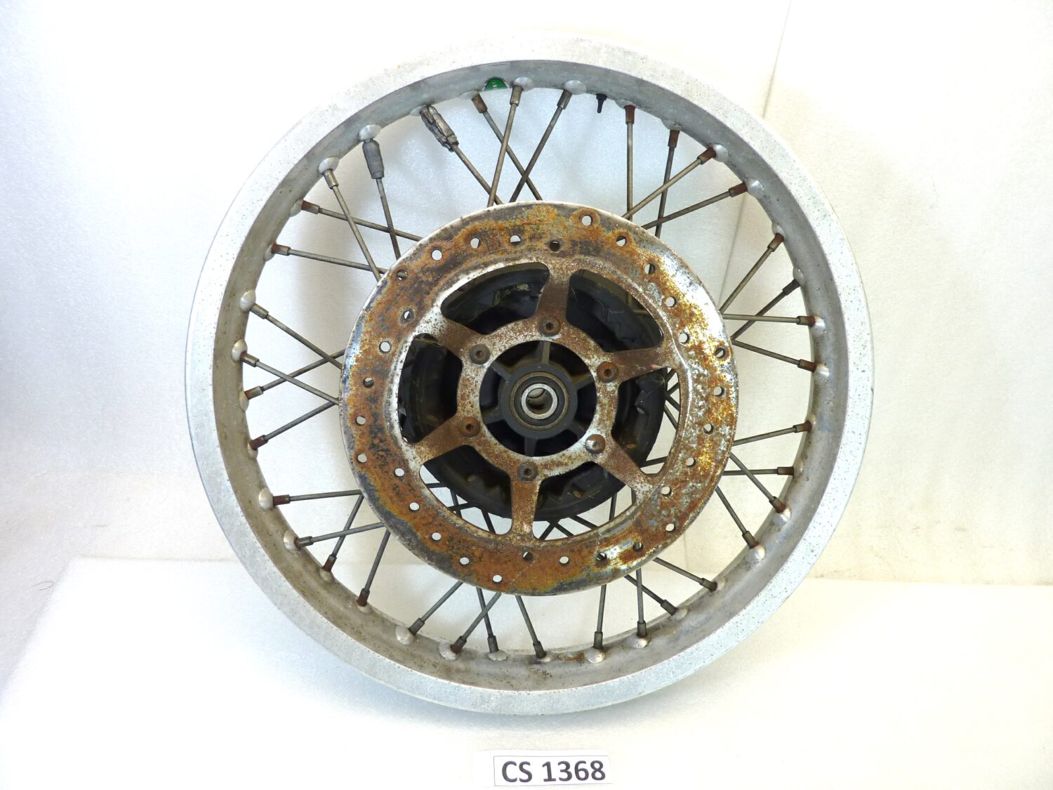 Cerchio posteriore Guzzi TT V35 V65 350 650 TT Akront 18 x 2,15 36 fori TC 684 ruota con disco spessore 5,1 mm