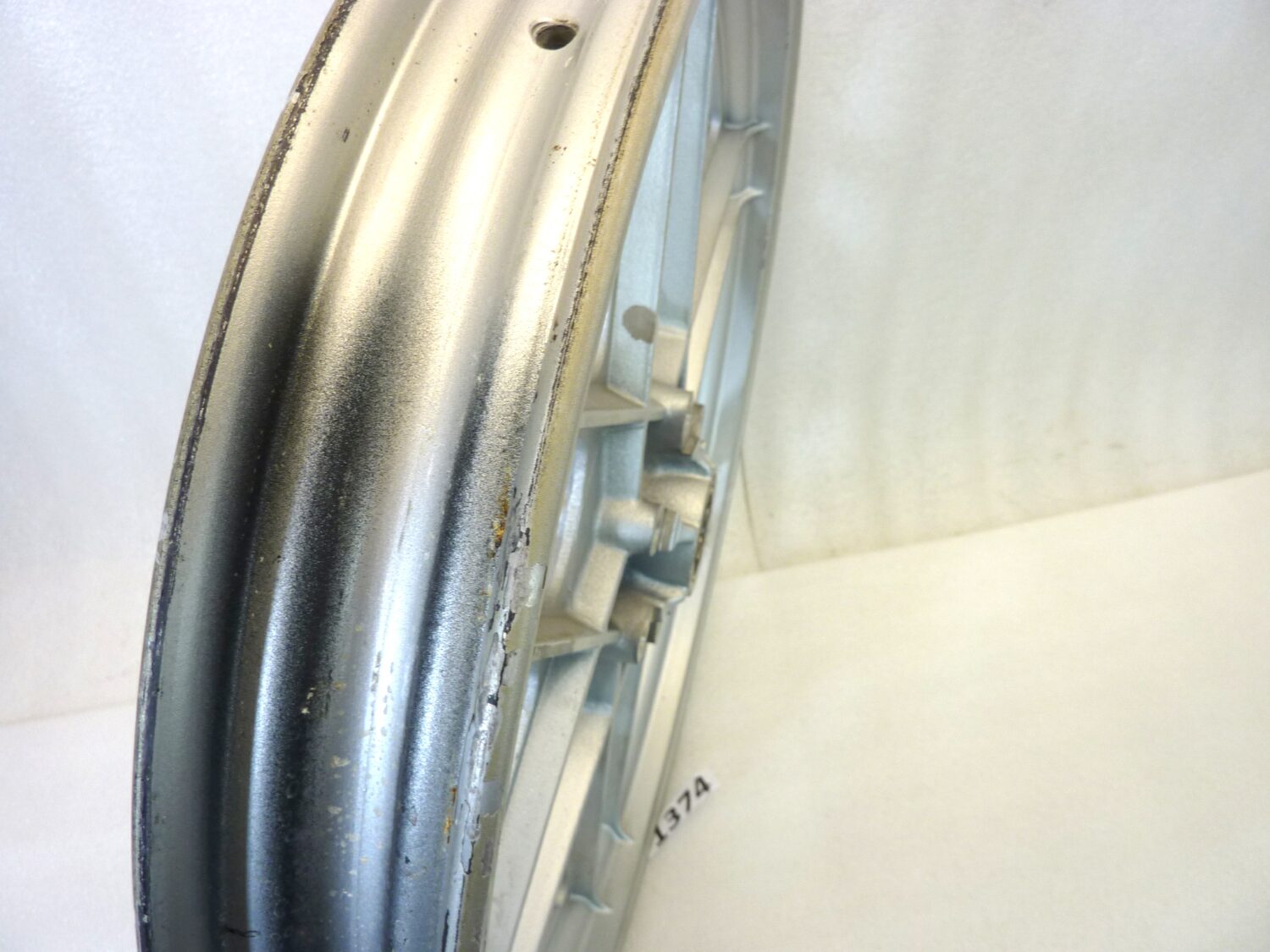 Cerchio anteriore Guzzi V35 V50 2 1,85 18 cod GU19610300 GU19610305 vedi foto mozzo ruota - immagine 6