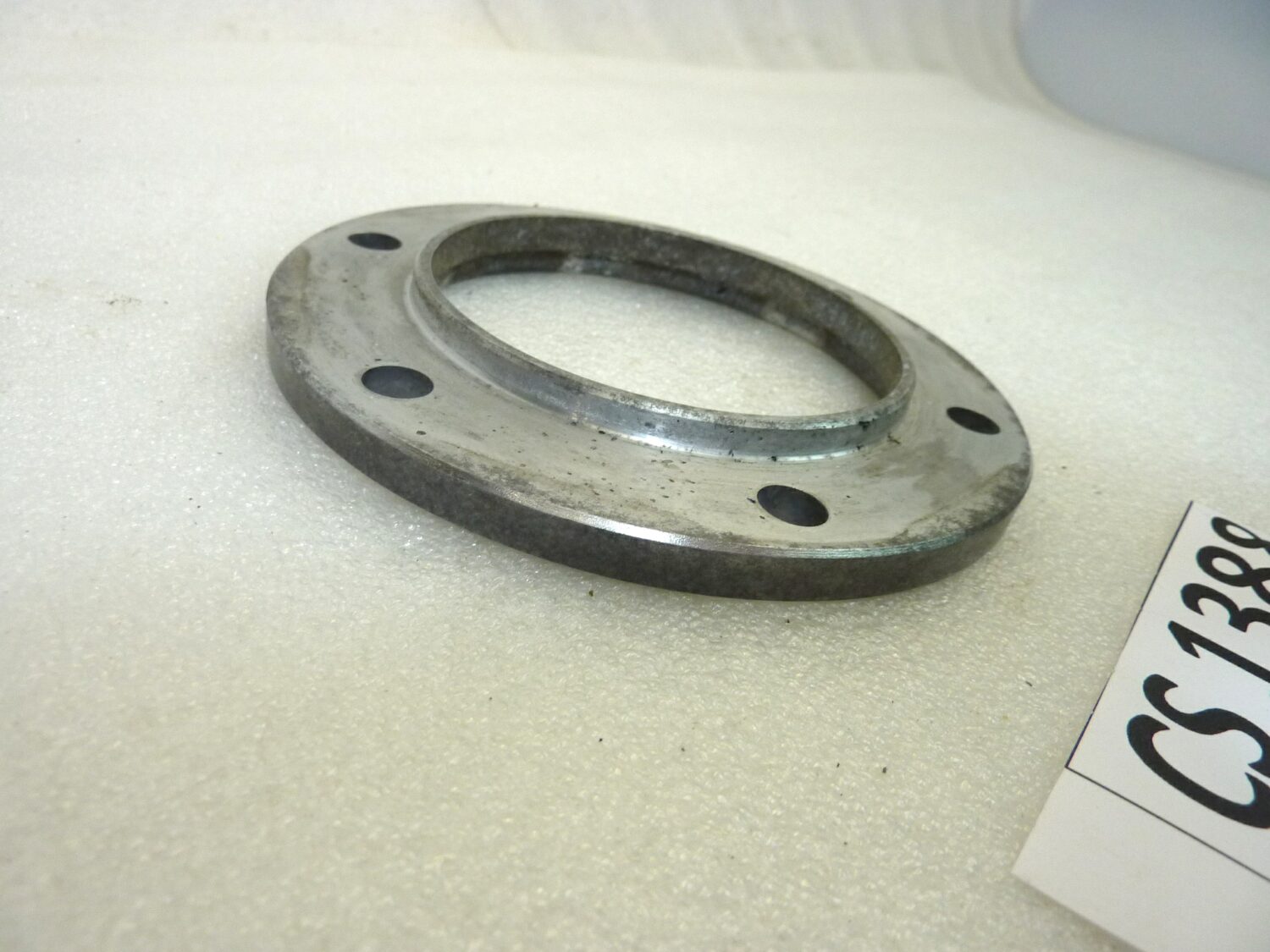 Flangia distanziale Guzzi 6 fori diam est 120 mm diam interno 75 mm spessore 8 mm - immagine 2