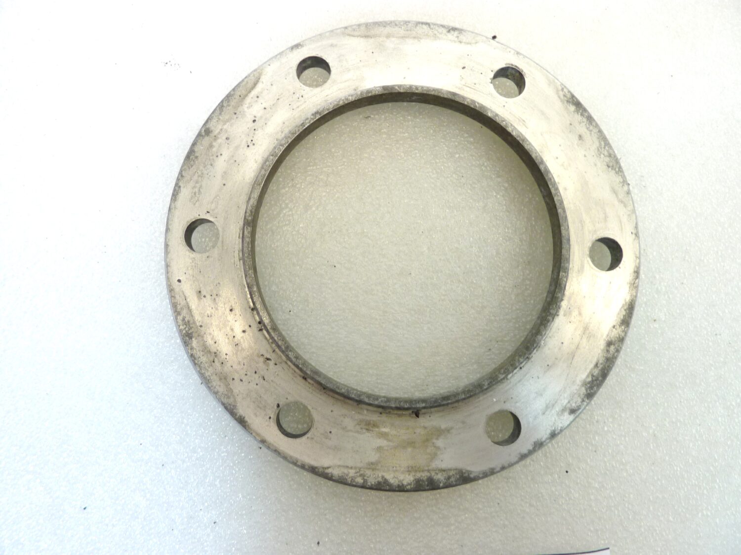 Flangia distanziale Guzzi 6 fori diam est 120 mm diam interno 75 mm spessore 8 mm - immagine 4