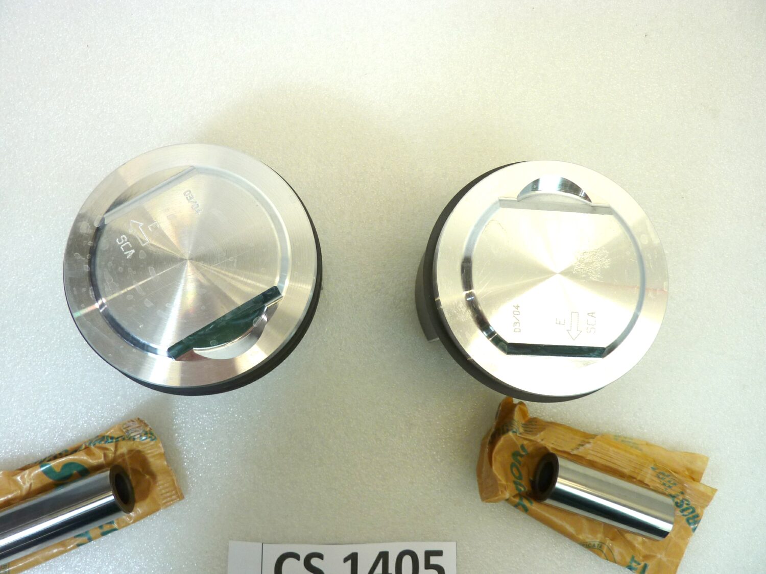 Coppia pistoni Guzzi California 1100 1995 - 2005 diam 92 mm cod GU03060230 Nuovo fondo di magazzino - VEDI FOTO - LEGGI DESCRIZIONE - immagine 2