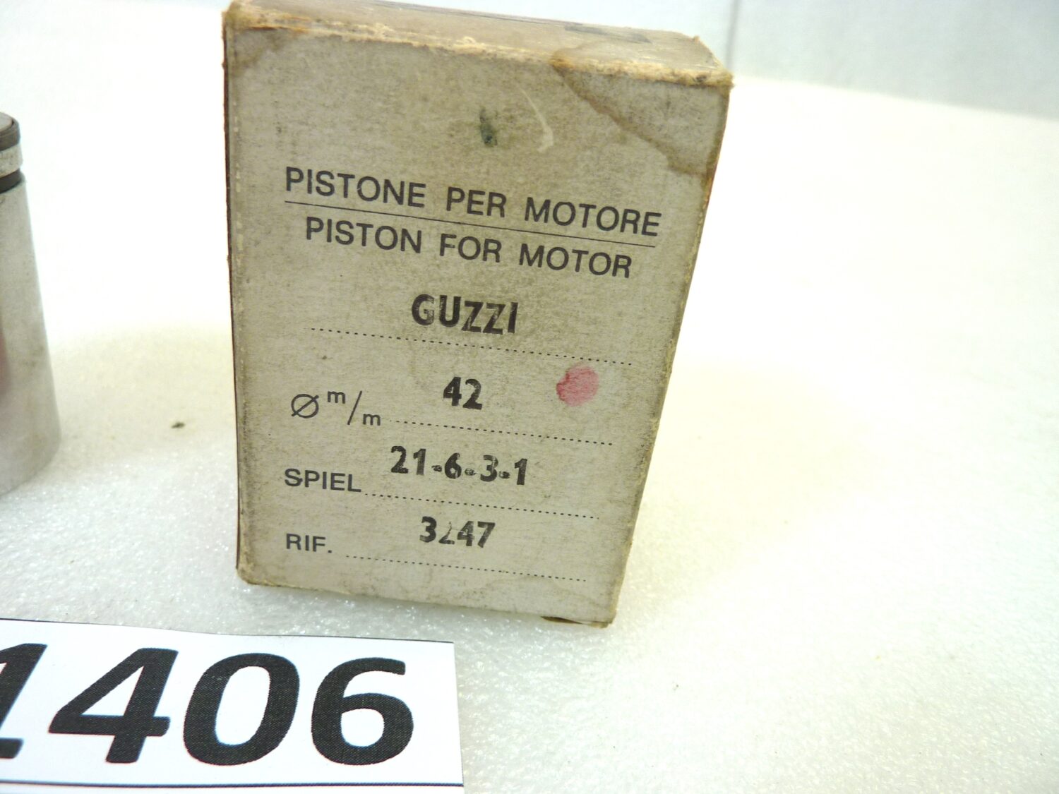Pistone Guzzi diam 42 mm 21 6 3 1 cod Asso 3247 Nuovo fondo di magazzino - VEDI FOTO - LEGGI DESCRIZIONE - immagine 4