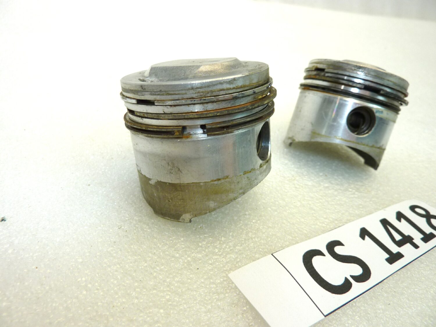 Coppia pistoni Guzzi 125 2C Mondial 2950 - immagine 2