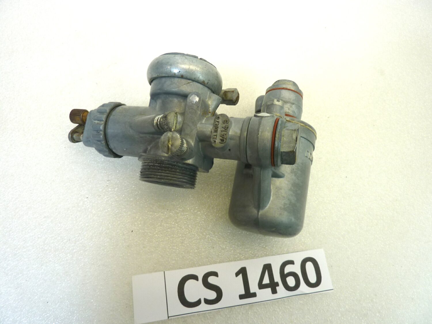 Carburatore Dell'Orto UA 14 S UA14S OGGETTO NON TESTATO, PROPOSTO COME DA RITROVAMENTO, COME DA FOTO, NON APERTO, NON VERIFICATO, SOLO PARZIALE PULIZIA ESTERNA