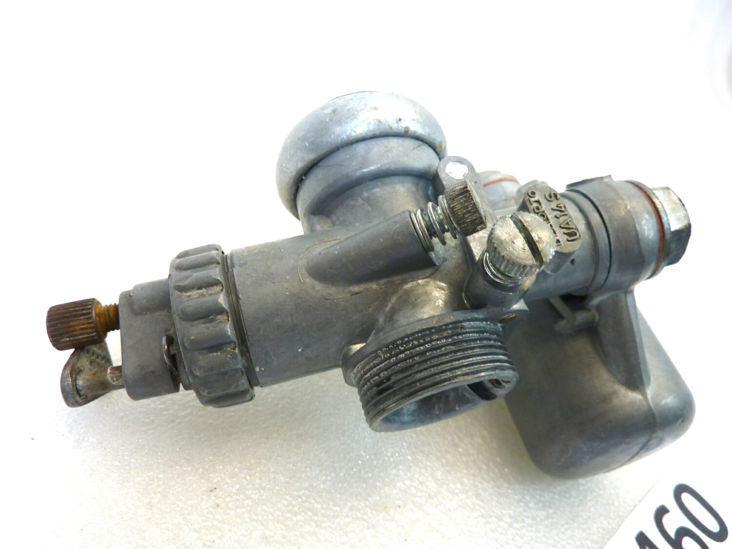 Carburatore Dell'Orto UA 14 S UA14S OGGETTO NON TESTATO, PROPOSTO COME DA RITROVAMENTO, COME DA FOTO, NON APERTO, NON VERIFICATO, SOLO PARZIALE PULIZIA ESTERNA - immagine 2