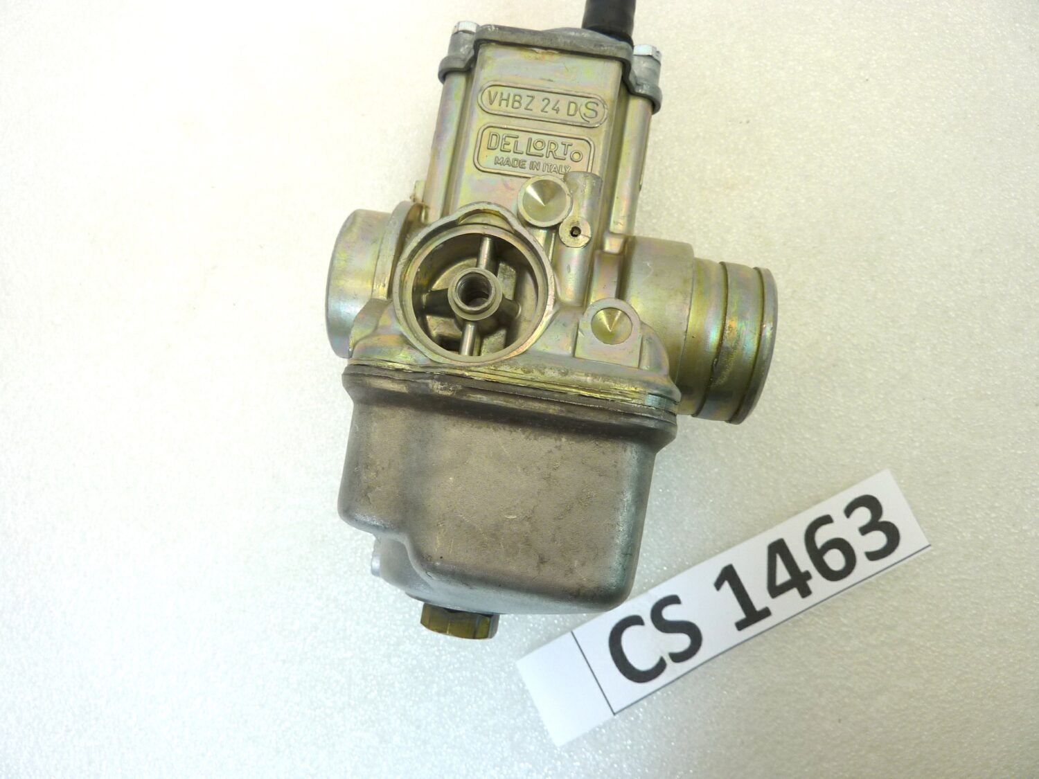 Carburatore Dell'Orto VHBZ 24 DS VHBZ24DS OGGETTO NON TESTATO, PROPOSTO COME DA RITROVAMENTO, COME DA FOTO, NON APERTO, NON VERIFICATO, SOLO PARZIALE PULIZIA ESTERNA - immagine 6