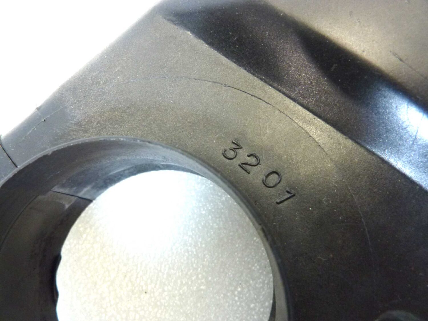 Piastra rinforzo Idea Uno nero stabilizzatore diam steli 51 mm diam foderi 55,5 mm interasse fori 180 mm - immagine 5