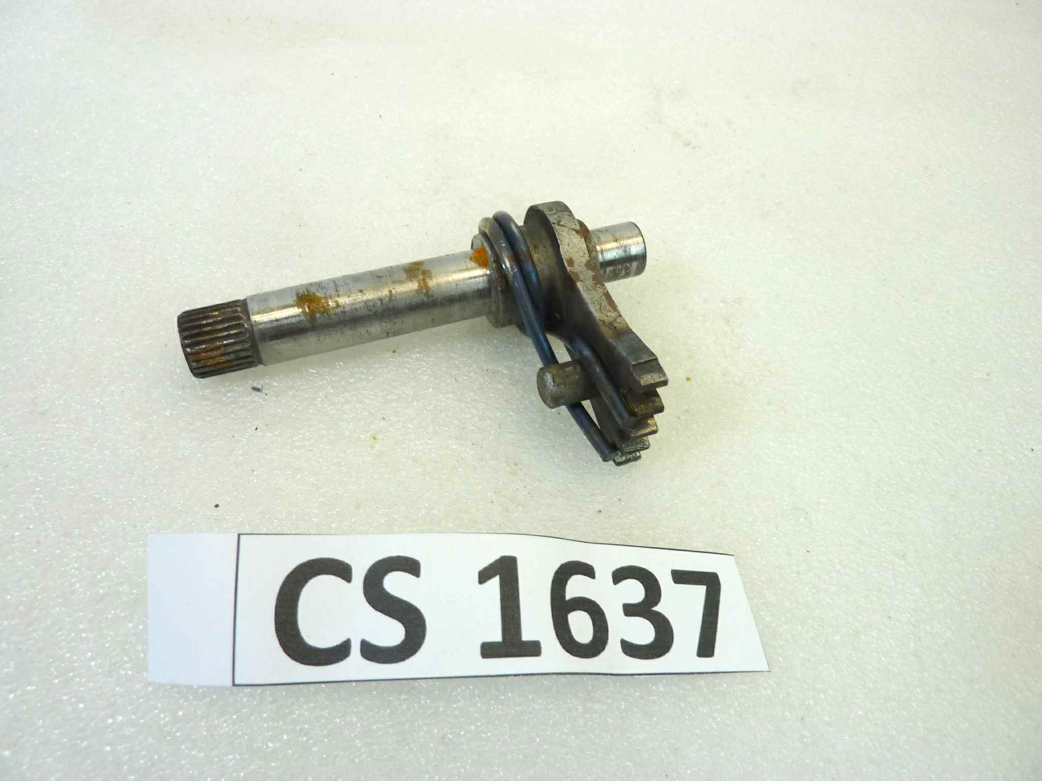 Albero selettore cambio dentato Guzzi Stornello 125 con molla cod 55236800